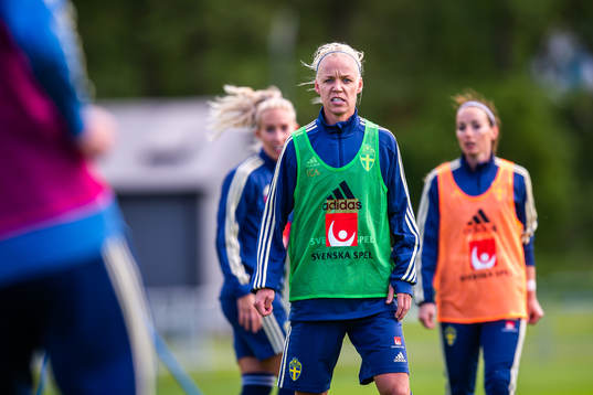 Caroline Seger of the Swedish women national football team