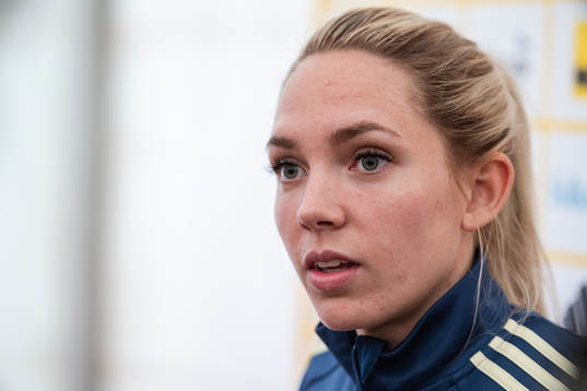 Elin Rubensson of the Swedish women national football team