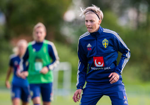 Lina Hurtig of the Swedish women national football team