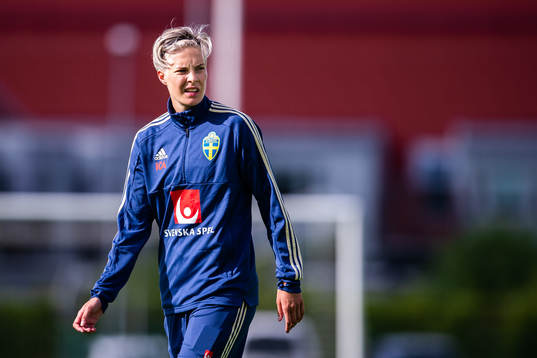 Lina Hurtig of the Swedish women national football team