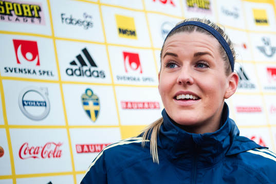 Olivia Schough of the Swedish women national football team