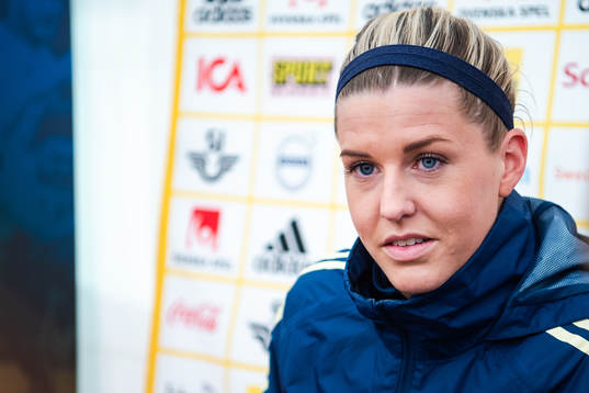 Olivia Schough of the Swedish women national football team