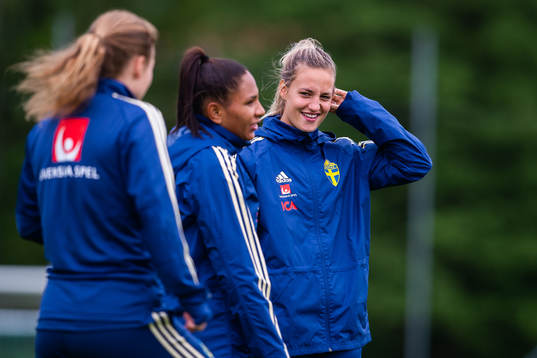 Nathalie Björn of the Swedish women national football team