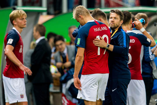 Erling Braut Haaland and Pål Arne «Paco» Johansen, head