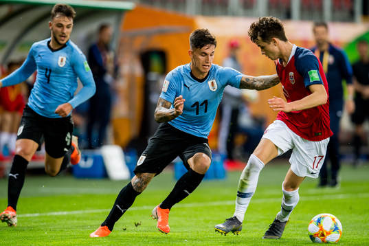 Brian Rodriguez of Uruguay