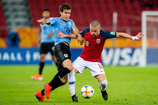 Francisco Ginella of Uruguay and Tobias Hammer Svendsen of