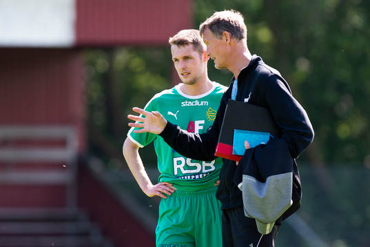 Olympics Alexander Roos och assisterande tränaren Stefan