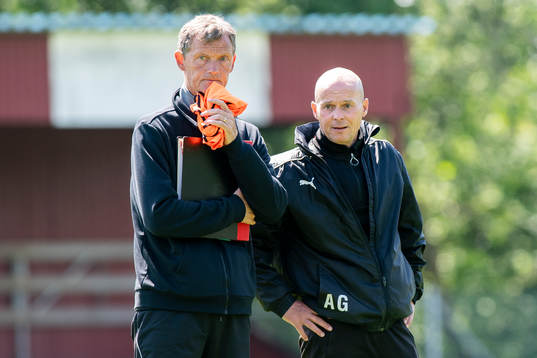 Olympics tränare Anders Grimberg och assisterande