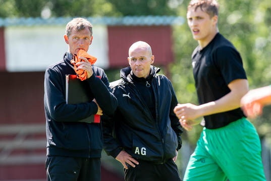 Olympics tränare Anders Grimberg och assisterande