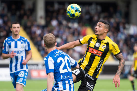 under fotbollsmatchen i Allsvenskan mellan Häcken och IFK