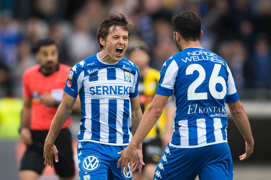 IFK Göteborgs Lasse Vibe jublar