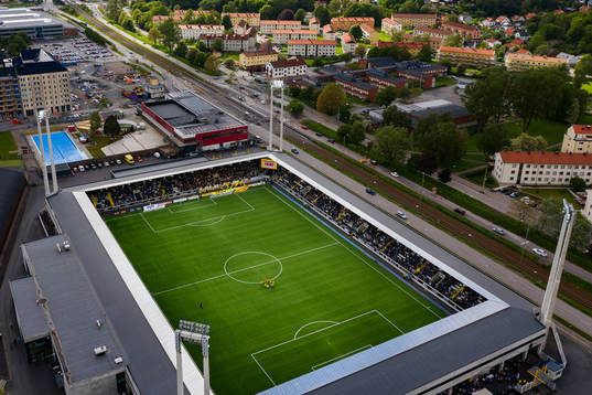 Vy över Bravida Arena