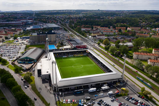 Vy över Bravida Arena