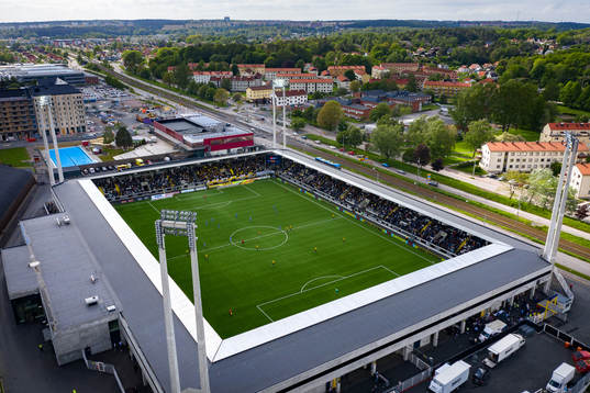 Vy över Bravida Arena
