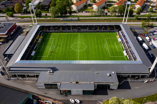 Vy över Bravida Arena