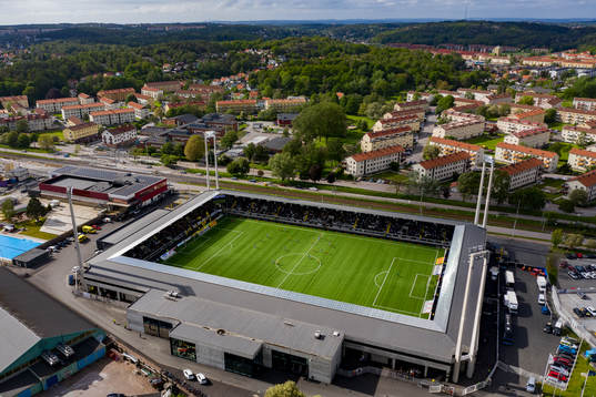 Vy över Bravida Arena