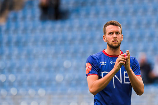 Jonatan Tollås Nation of Vålerenga looks dejected