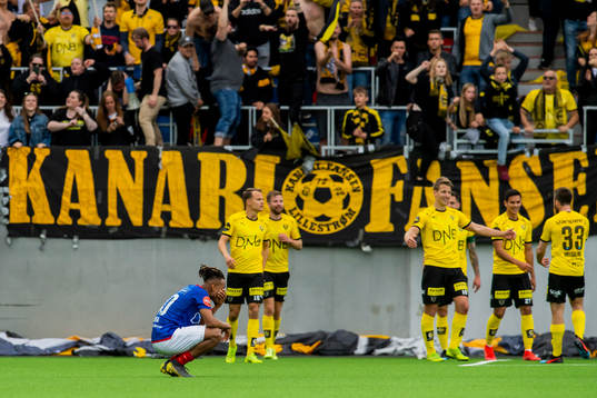Chidera Ejuke of Vålerenga looks dejected