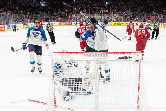Atte Ohtamaa, goaltender Kevin Lankinen, Juhani Tyrväinen