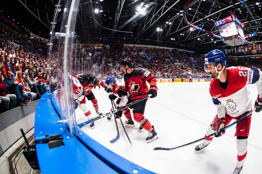Ondrej Palat and Michal Repik of Czech Republic
