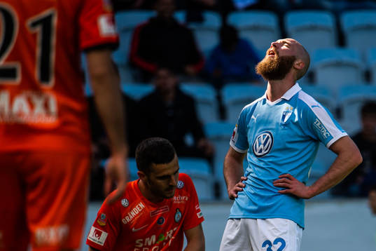 Malmö FFs Jo Inge Berget deppar