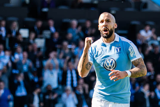 Malmö FFs Guillermo Molins jublar