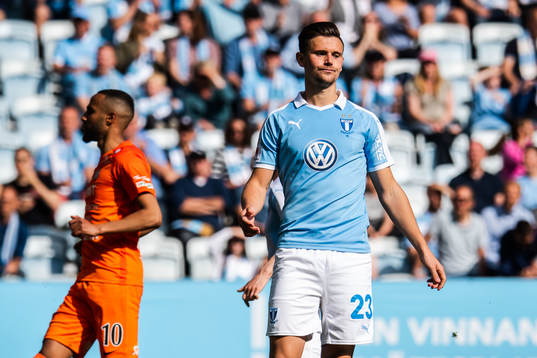 Malmö FFs Marcus Antonsson deppar