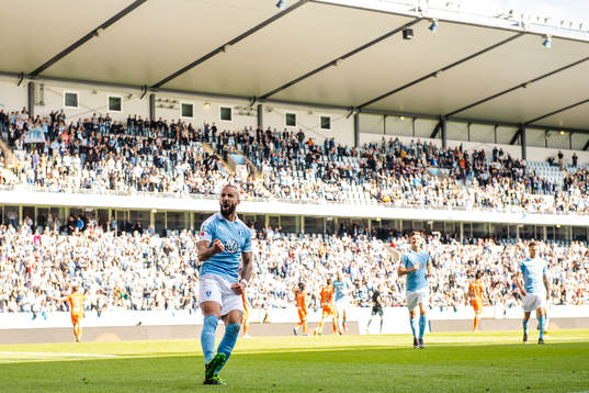 Malmö FFs Guillermo Molins jublar