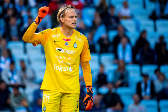 AFC Eskilstunas målvakt Ole Söderberg