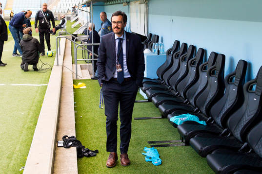 Malmö FFs stadionansvarige Christoffer Persson