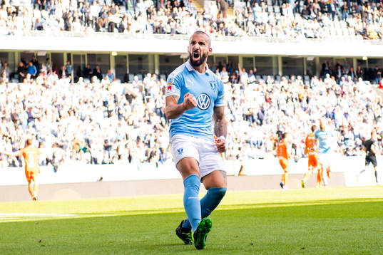 Malmö FFs Guillermo Molins jublar