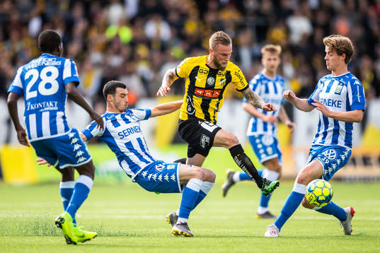 IFK Göteborgs Giorgi Kharaishvili och August Erlingmark