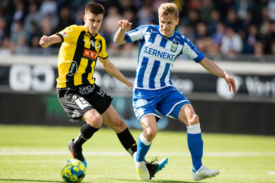 Häckens Alexander Jeremejeff och IFK Göteborgs Carl