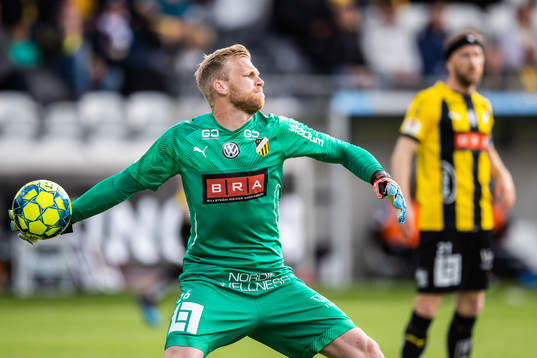 Häckens målvakt Peter Abrahamsson