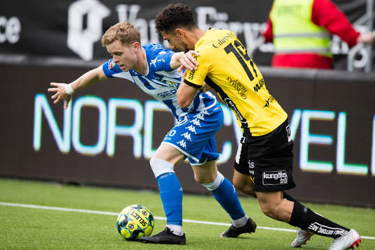IFK Göteborgs Victor Wernersson och Häckens Daleho