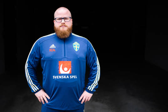 Anders Eriksson, Match Analysist of Sweden  poses for a