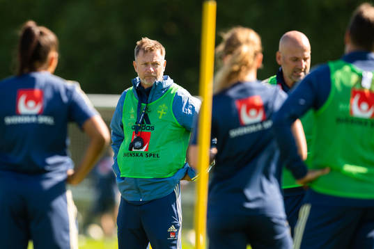 Head coach Peter Gerhardsson of Swedish women national