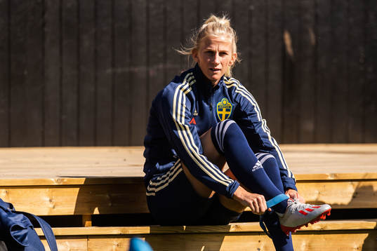 Sofia Jakobsson of Swedish women national football team