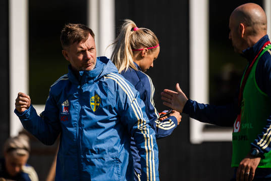 Head coach Peter Gerhardsson of Swedish women national
