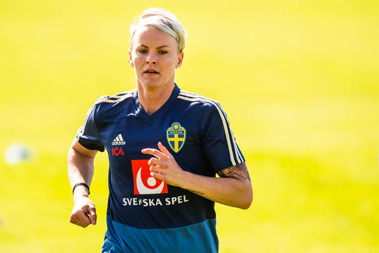 Nilla Fischer of Swedish women national football team