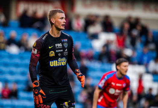 Falkenbergs målvakt Johan Brattberg