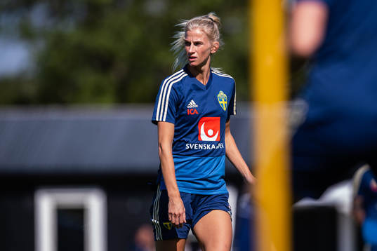 Sofia Jakobsson of Swedish women national football team