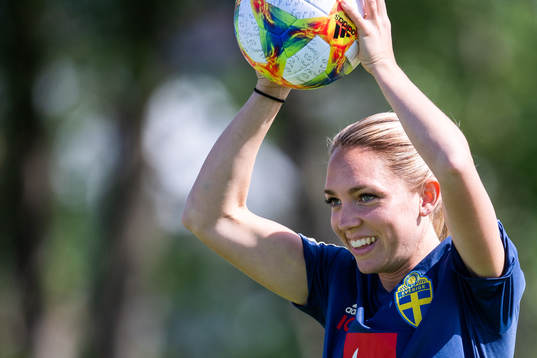 Elin Rubensson of Swedish women national football team