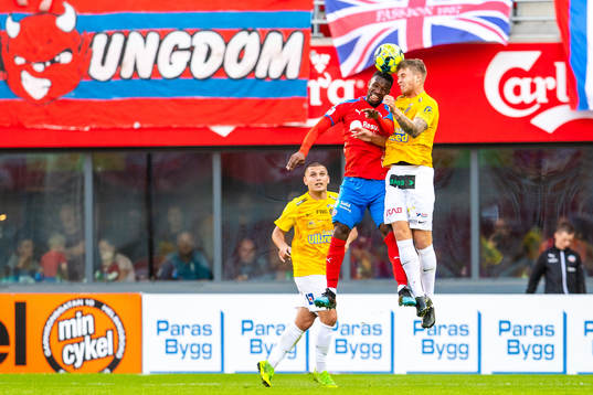 Helsingborgs Mohammed Abubakari och Falkenbergs Marcus