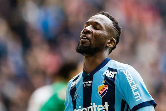 Djurgårdens Mohamed Buya Turay deppar