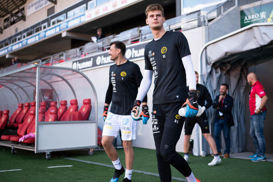 Elfsborgs målvakt Tim Rönning och målvakt Kevin Stuhr