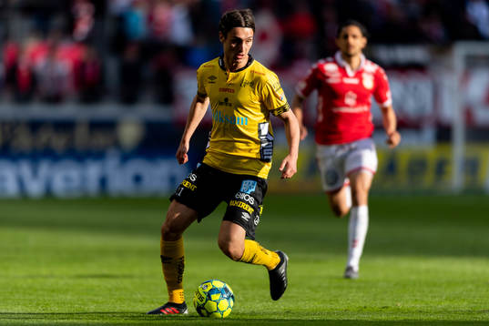 Elfsborgs Jonathan Leviunder fotbollsmatchen i Allsvenskan