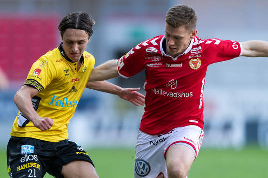 Elfsborgs Jonathan Levi och Kalmars Victor Agardius