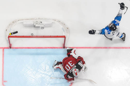 Marko Anttila of Finland celebrates