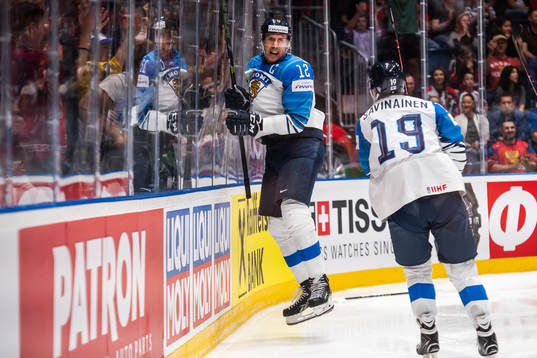 Marko Anttila of Finland celebrates
